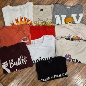 💙 10 Pcs Bundle Graphic T Shirts (A1)